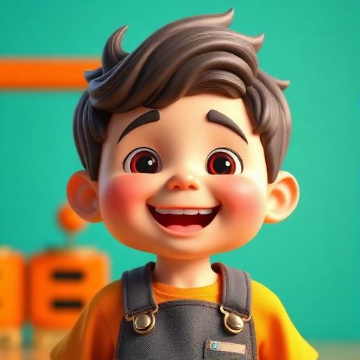 Toy Workshop 3D Portrait sample portrait