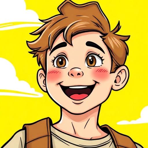 Belgian Comic Line-Art Portrait sample portrait